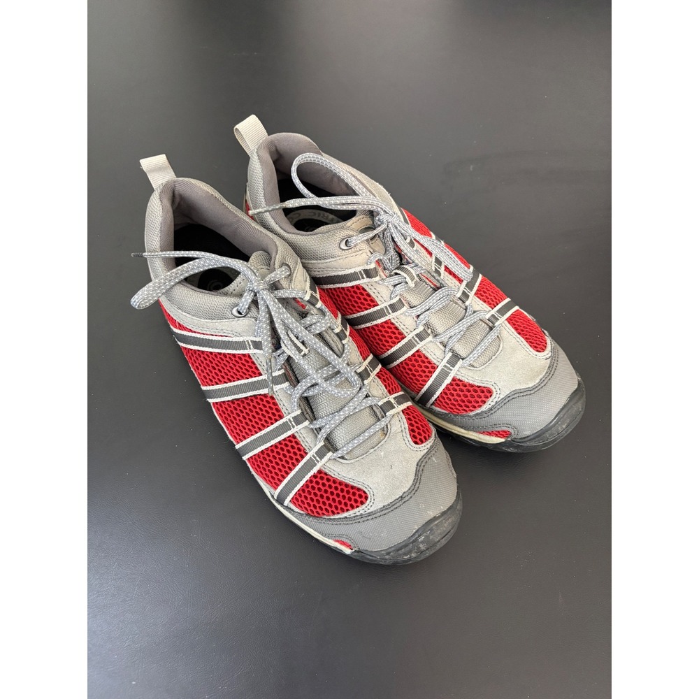 Chaco‎ Redrock Mesh Crimson Grey Hiking Shoes Mens 9 830MW40902 Low Top Trail